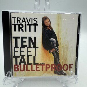 Travis Tritt Ten Feet Tall And Bulletproof Album CD 1994 Country Rock Warner Bro